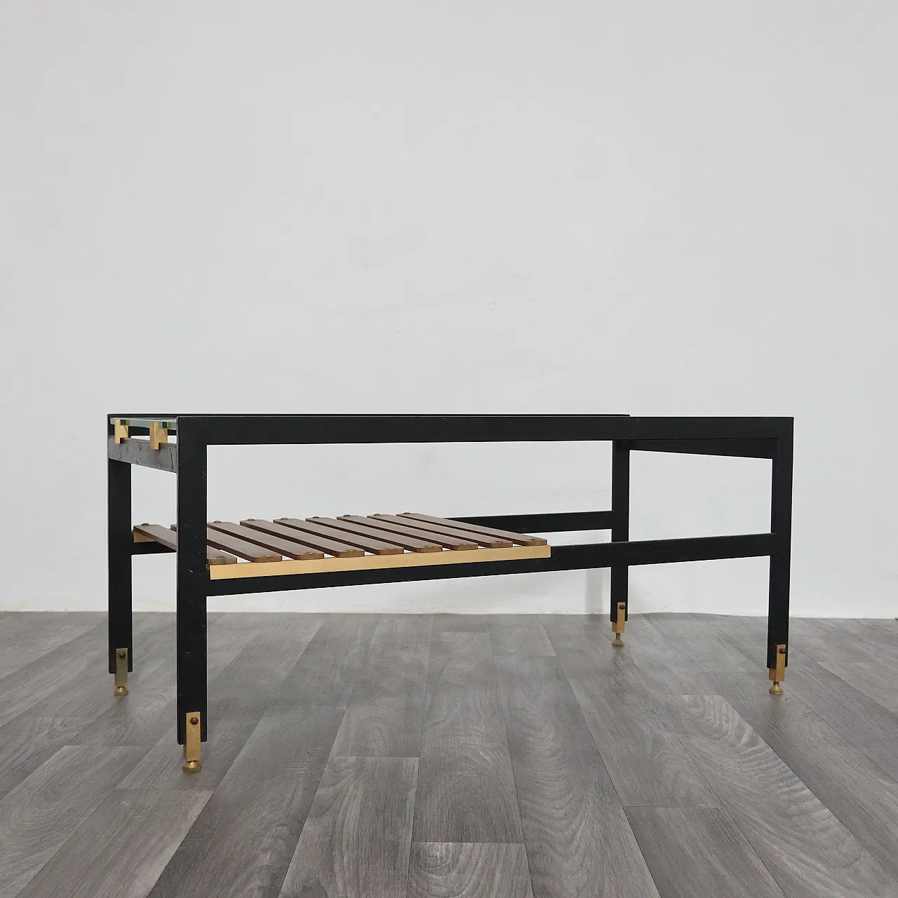 Wooden coffee table, Sant'Ambrogio & De Berti, 1960s 3