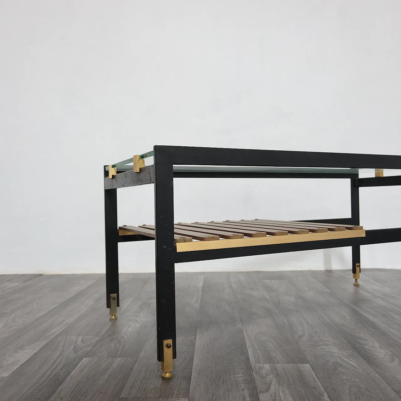 Wooden coffee table, Sant'Ambrogio & De Berti, 1960s 5