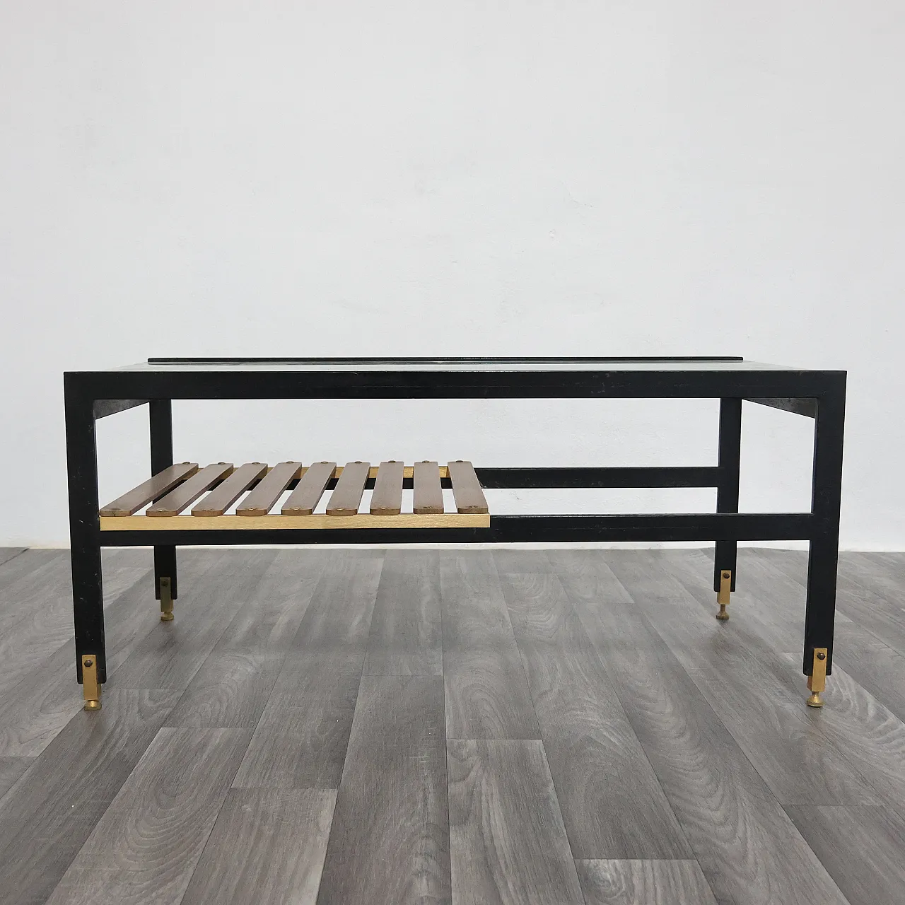 Wooden coffee table, Sant'Ambrogio & De Berti, 1960s 8