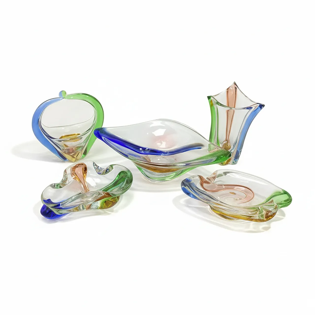 Set di bicchieri Mid-Century Rhapsody di František Zemek, 1960 1