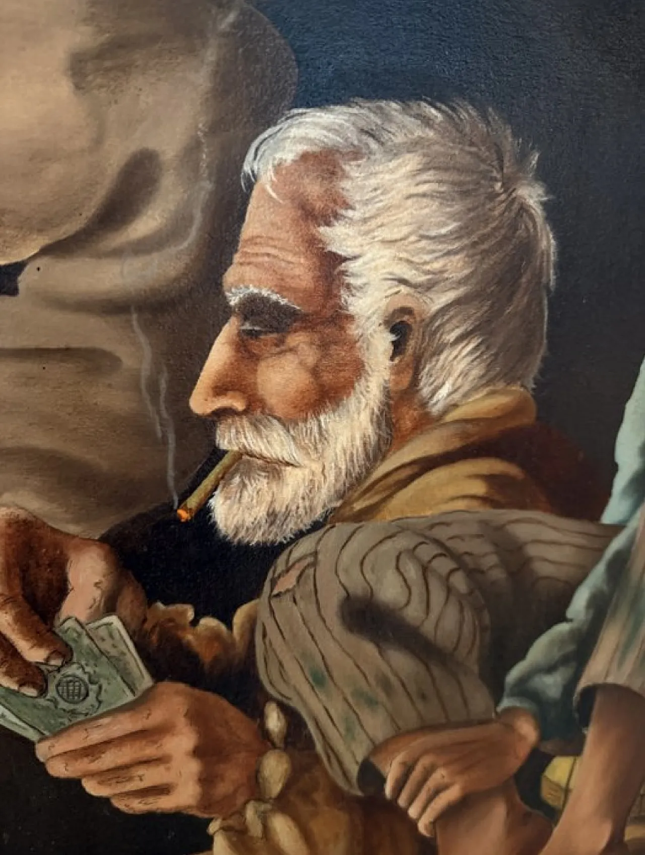 Salvo Benanti oil painting on canvas, 70s 5