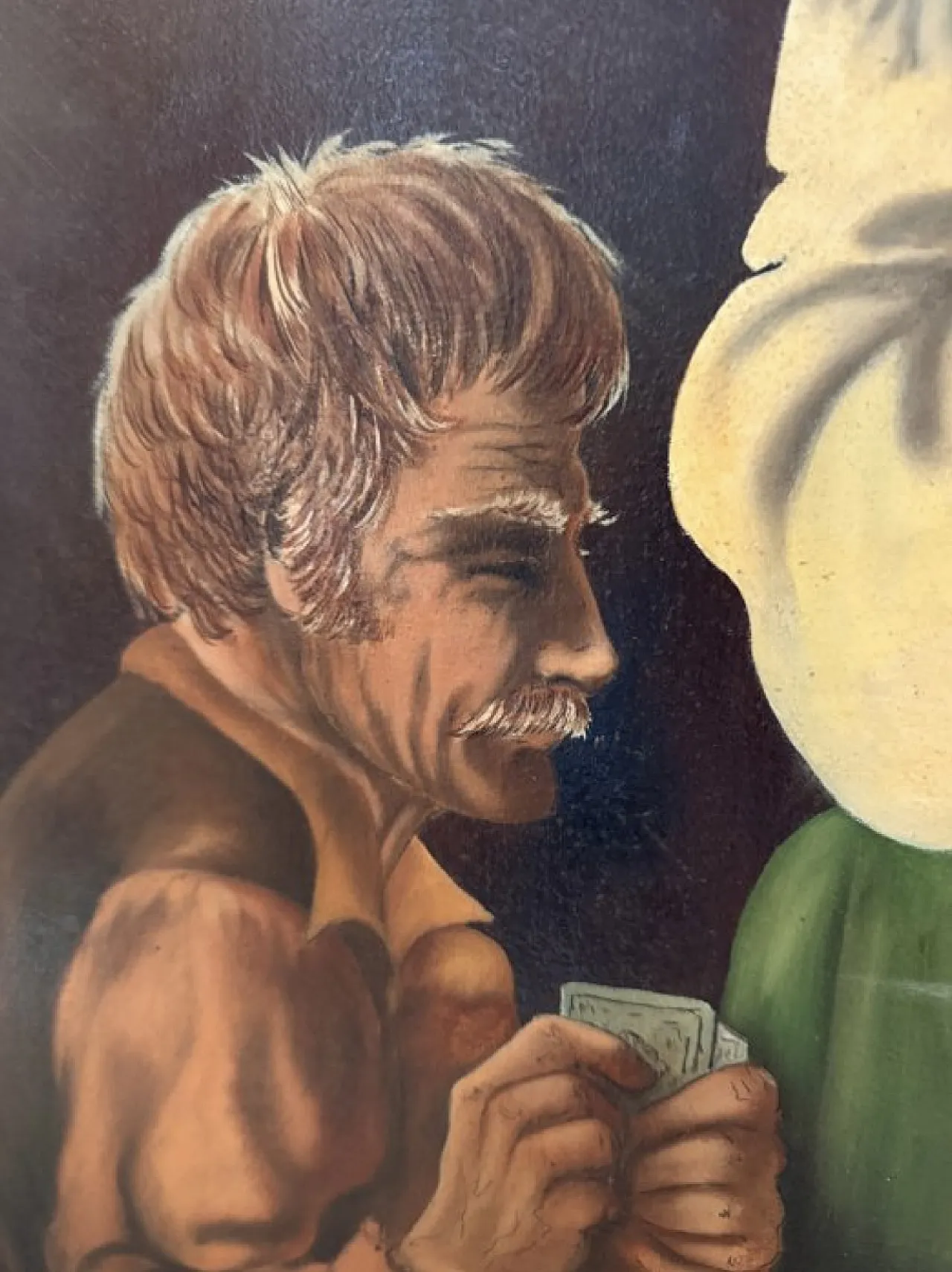 Salvo Benanti oil painting on canvas, 70s 6