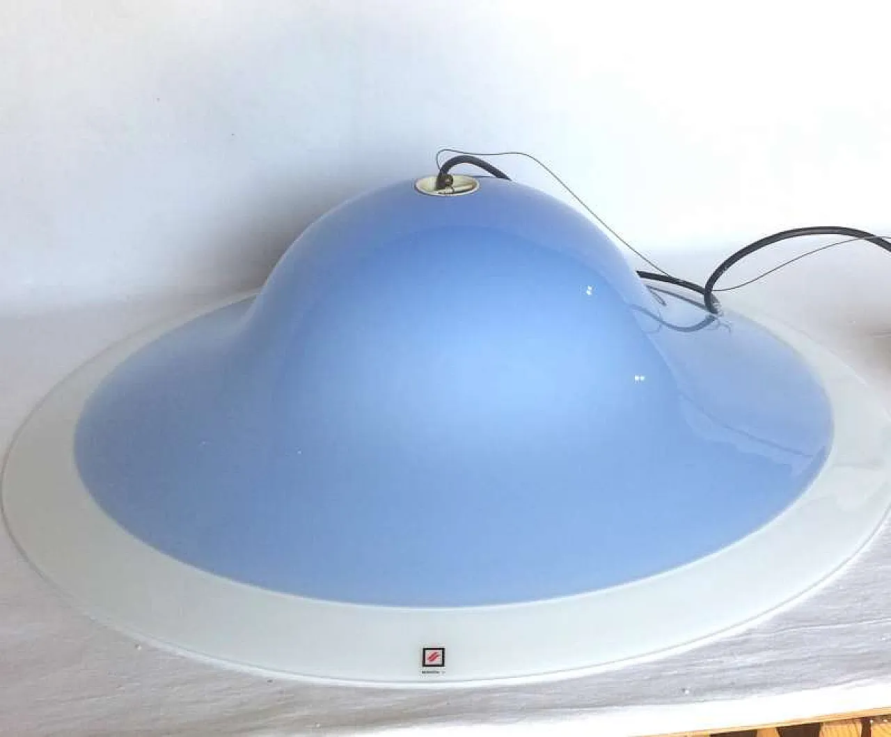 MURANO DUE sospensione Campanula in vetro di Murano, anni '80 1