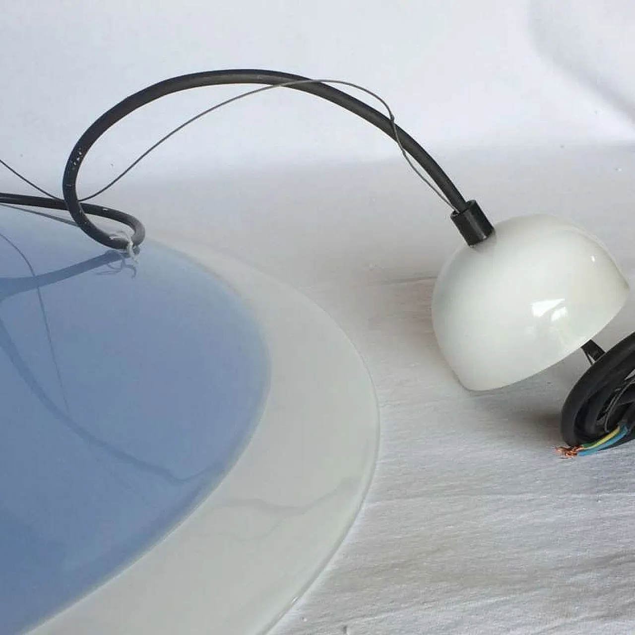 MURANO DUE sospensione Campanula in vetro di Murano, anni '80 5