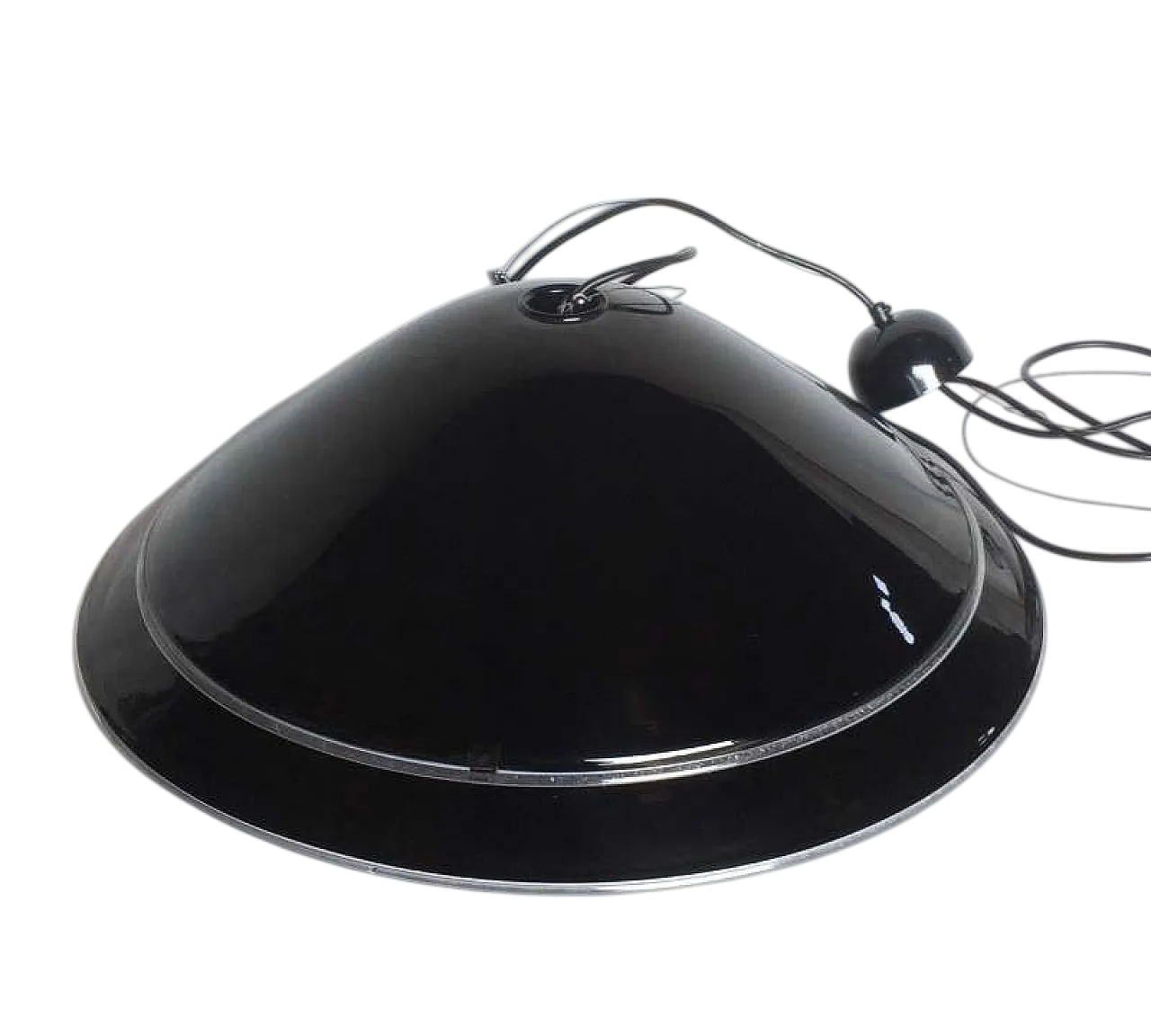 MURANO DUE lampada a sospensione Dogale in vetro di Murano, anni '80 7