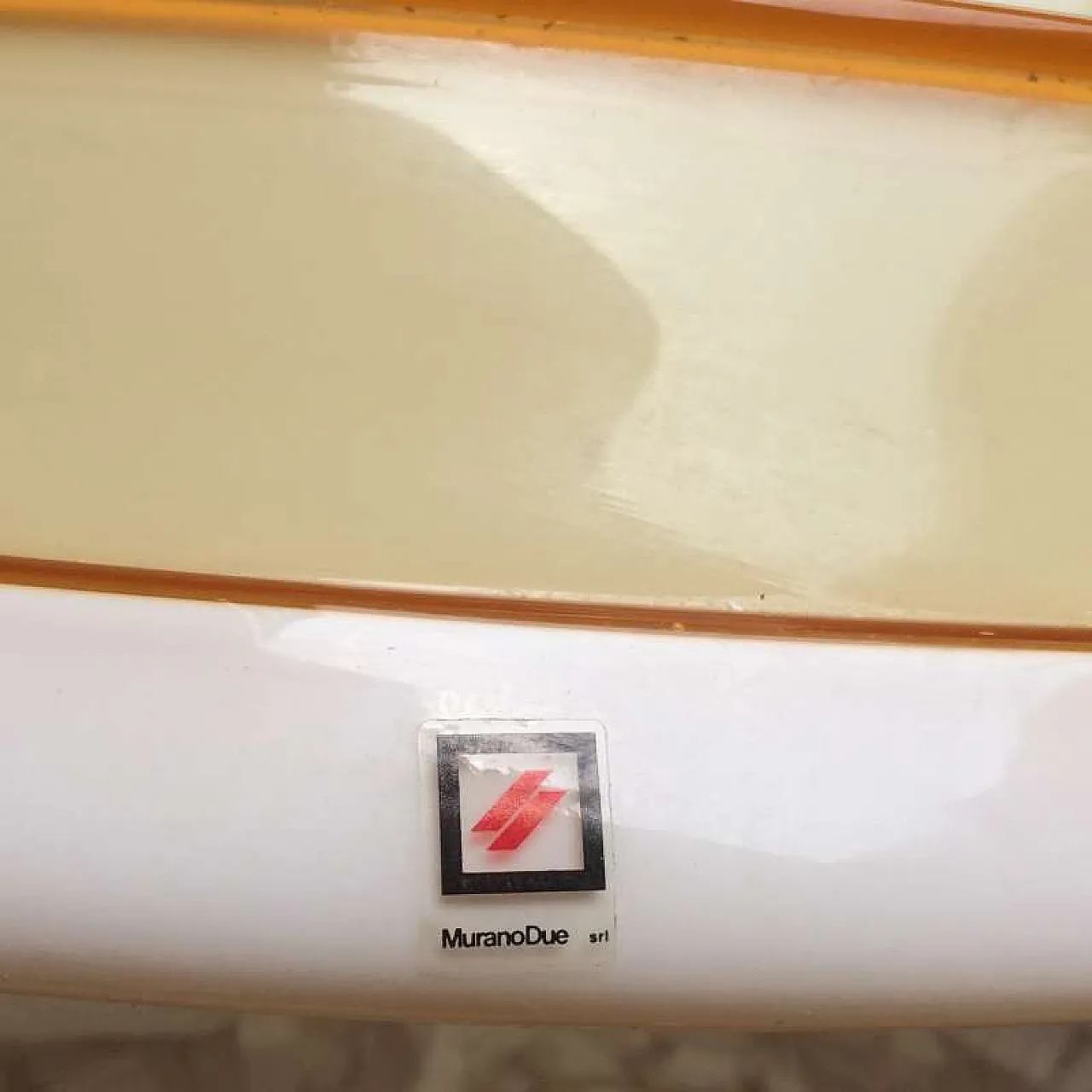 MURANO DUE lampada a sospensione in vetro di Murano, anni '80 9