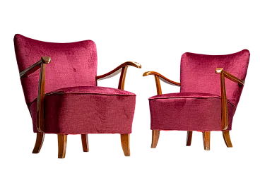 Coppia di poltrone Art Déco, anni '30