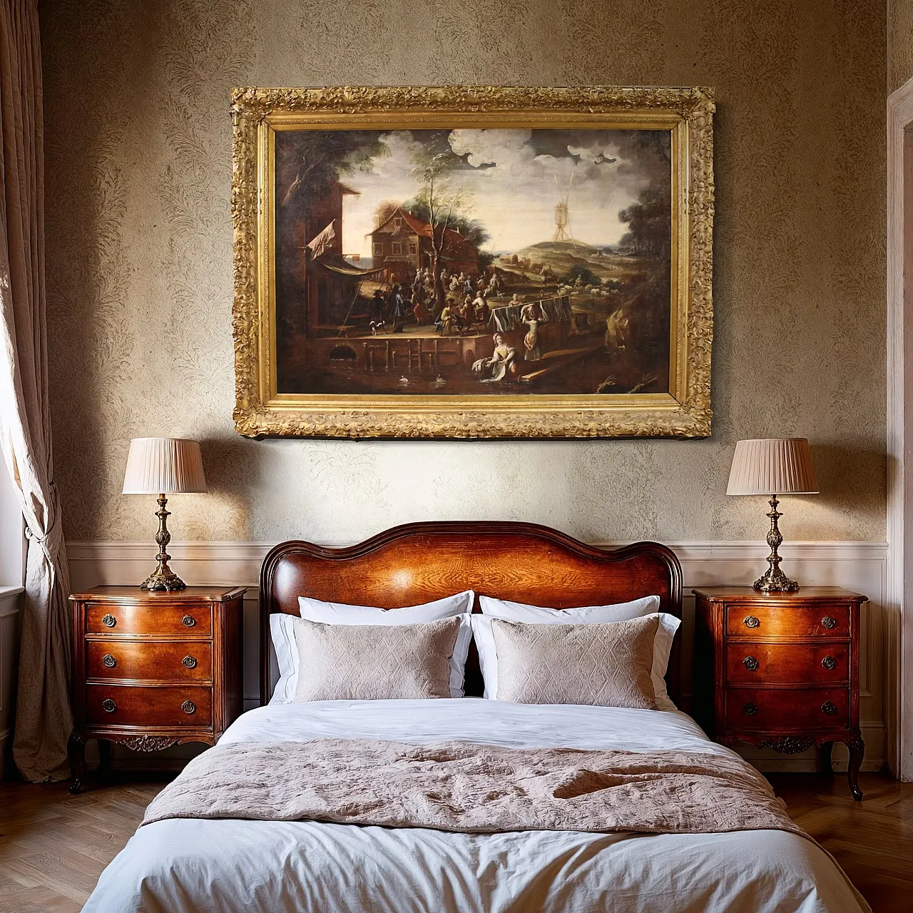 Flemish landscape painting, 17th century 8