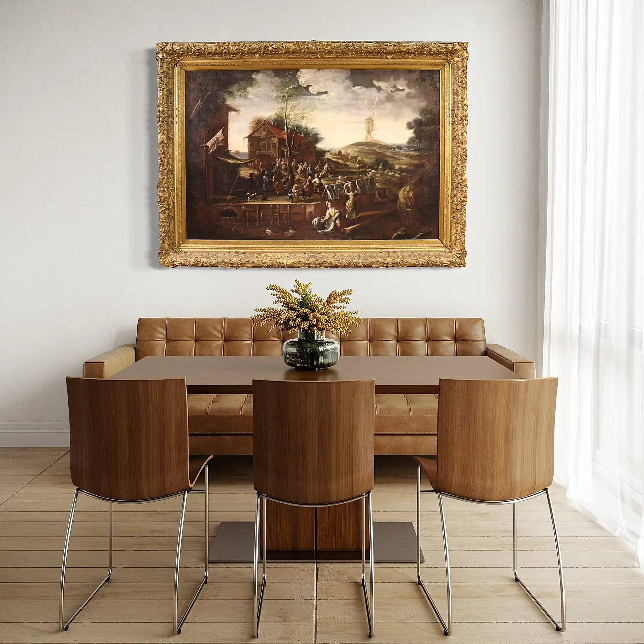 Flemish landscape painting, 17th century 13