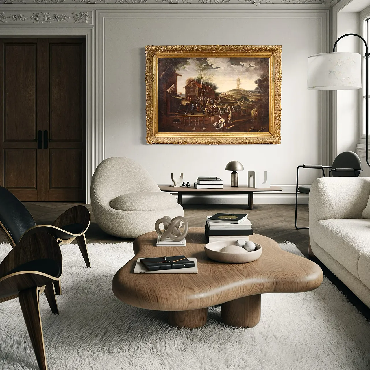 Flemish landscape painting, 17th century 14