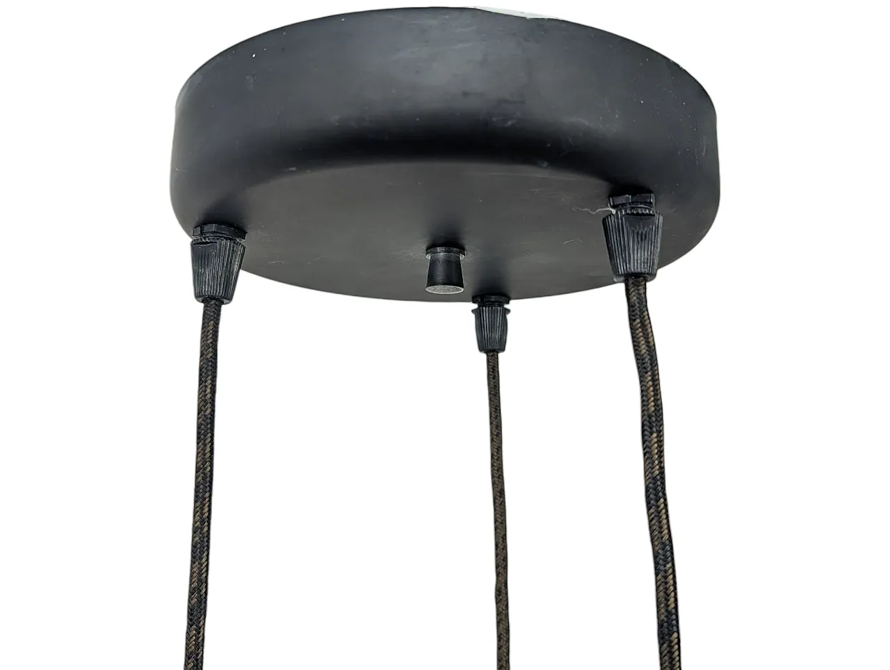 Suspension lamp with green cups from the 1960s 2