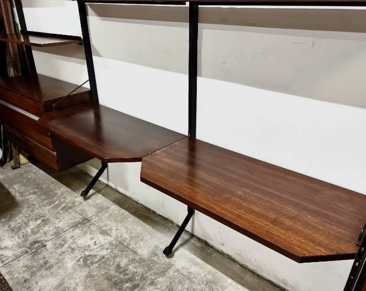 Libreria modulare a parete di Ico Parisi per MIM, anni ’60 4