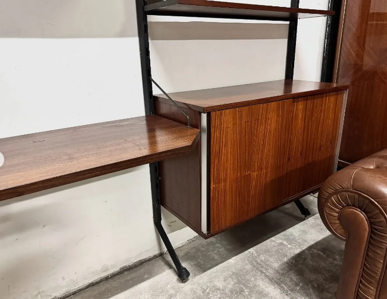 Libreria modulare a parete di Ico Parisi per MIM, anni ’60 8