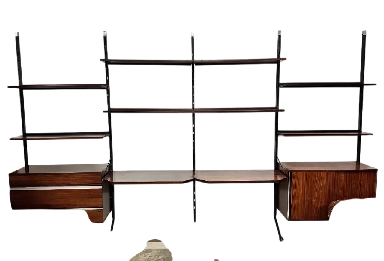 Libreria modulare a parete di Ico Parisi per MIM, anni ’60 11