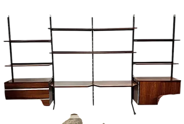 Libreria modulare a parete di Ico Parisi per MIM, anni ’60