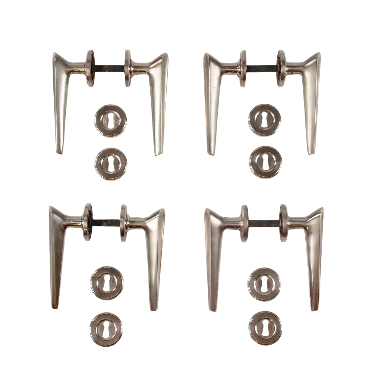 4 Gio Ponti style brass handles, 1960s 12