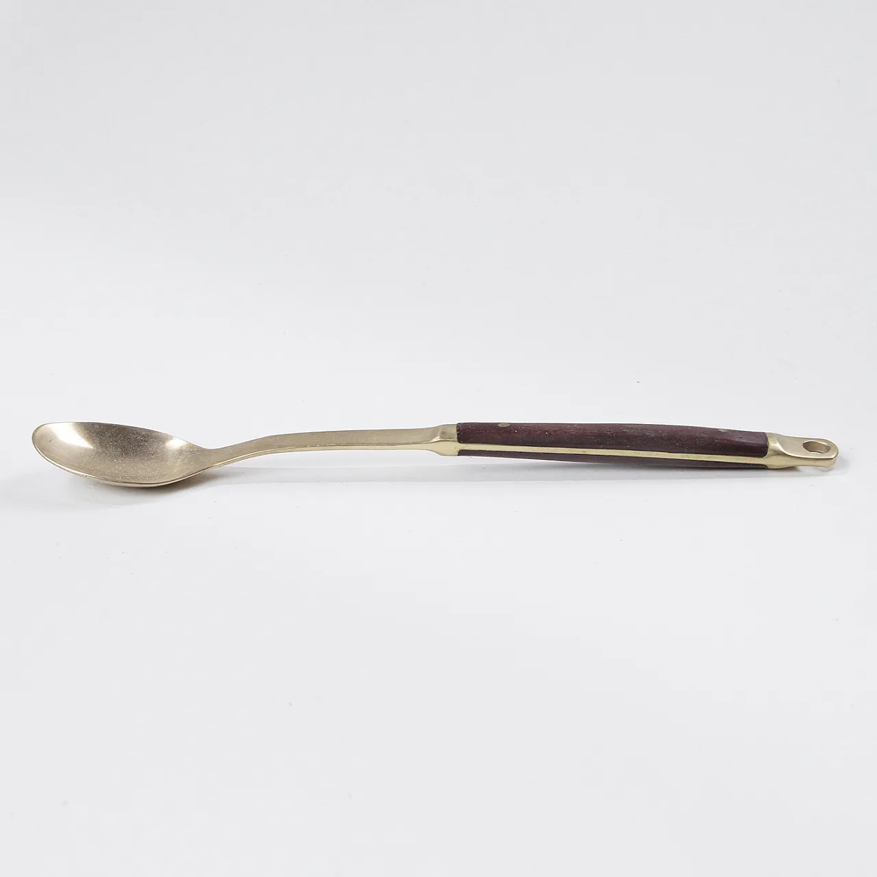 Servizio di posate  in ottone e palissandro di Carl Cohr, anni '60 4