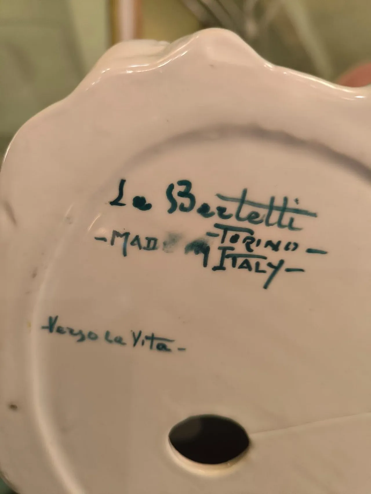 Bertetti, Verso la vita, porcellana, primo '900 3