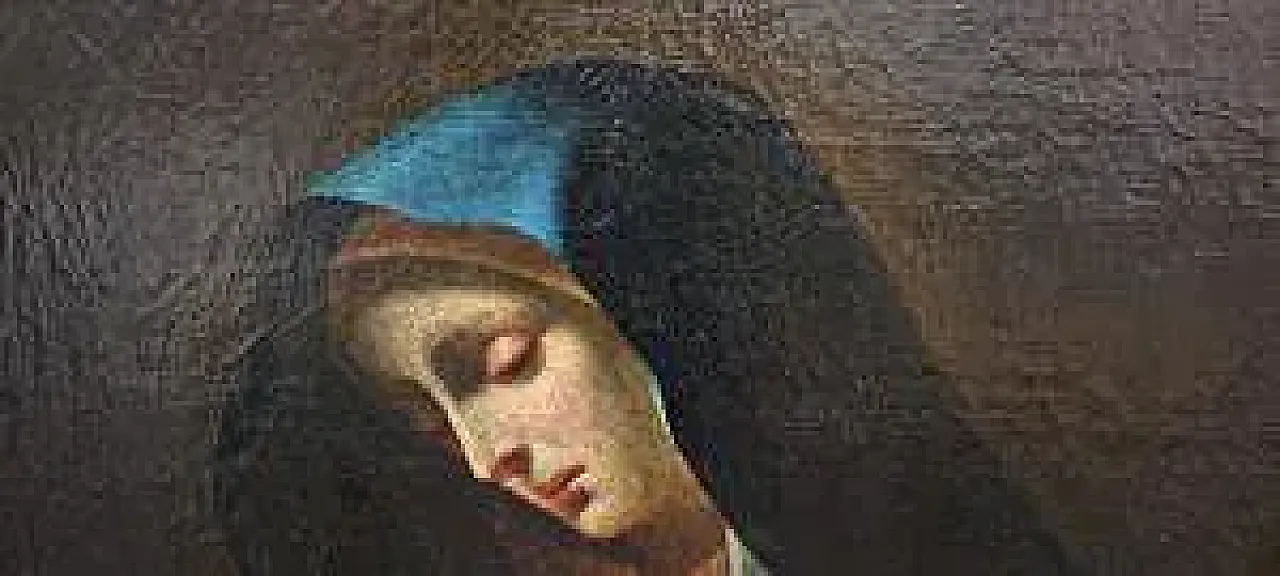 Mater dolorosa by Carlo Dolci, oil on canvas, 18th century 3