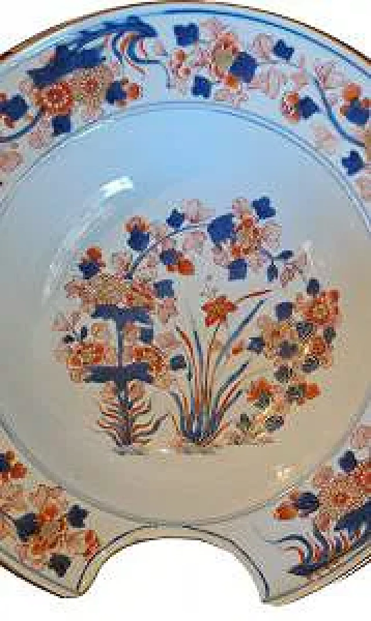 Piatto da barbiere in porcellana cinese, stile Imari, '700 2