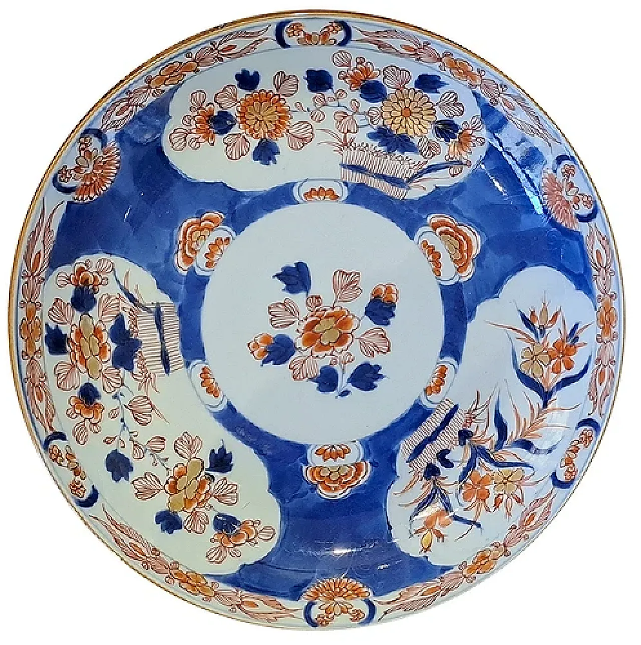 Piatto in porcellana cinese Imari, '700 1