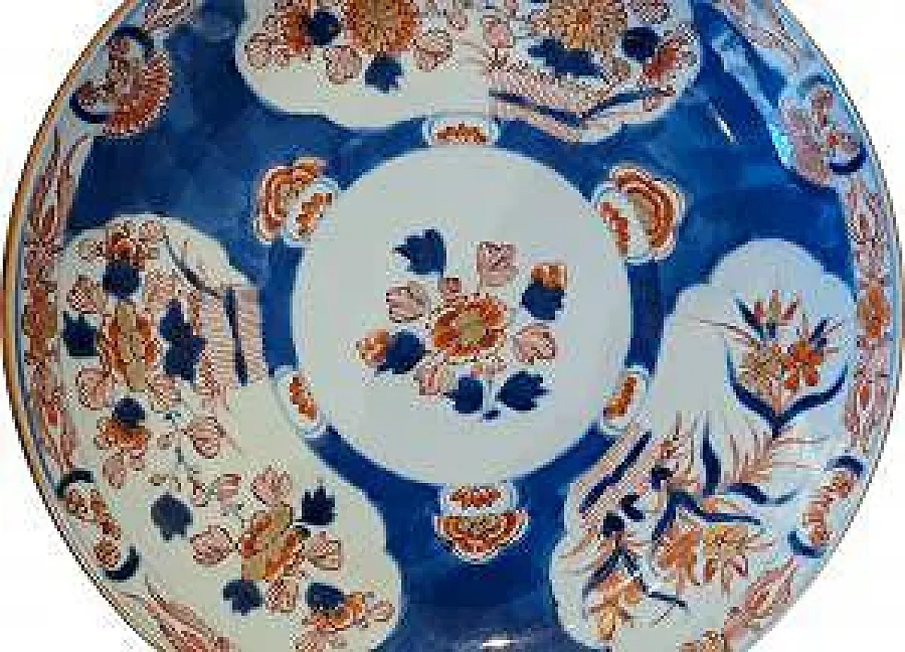 Piatto in porcellana cinese Imari, '700 2