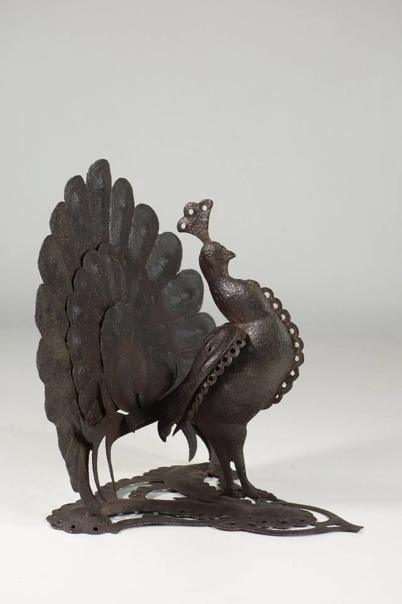 Artista italiano, Pavone, ferro battuto, inizio '900 2