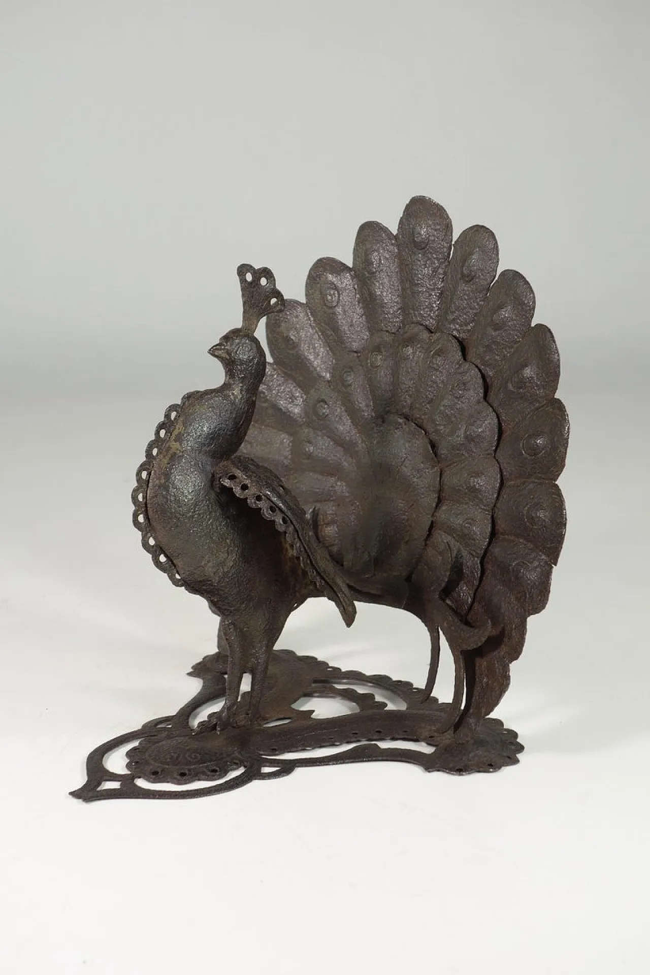 Artista italiano, Pavone, ferro battuto, inizio '900 3