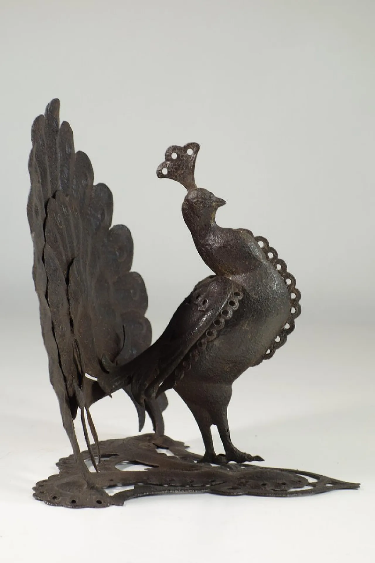 Artista italiano, Pavone, ferro battuto, inizio '900 7