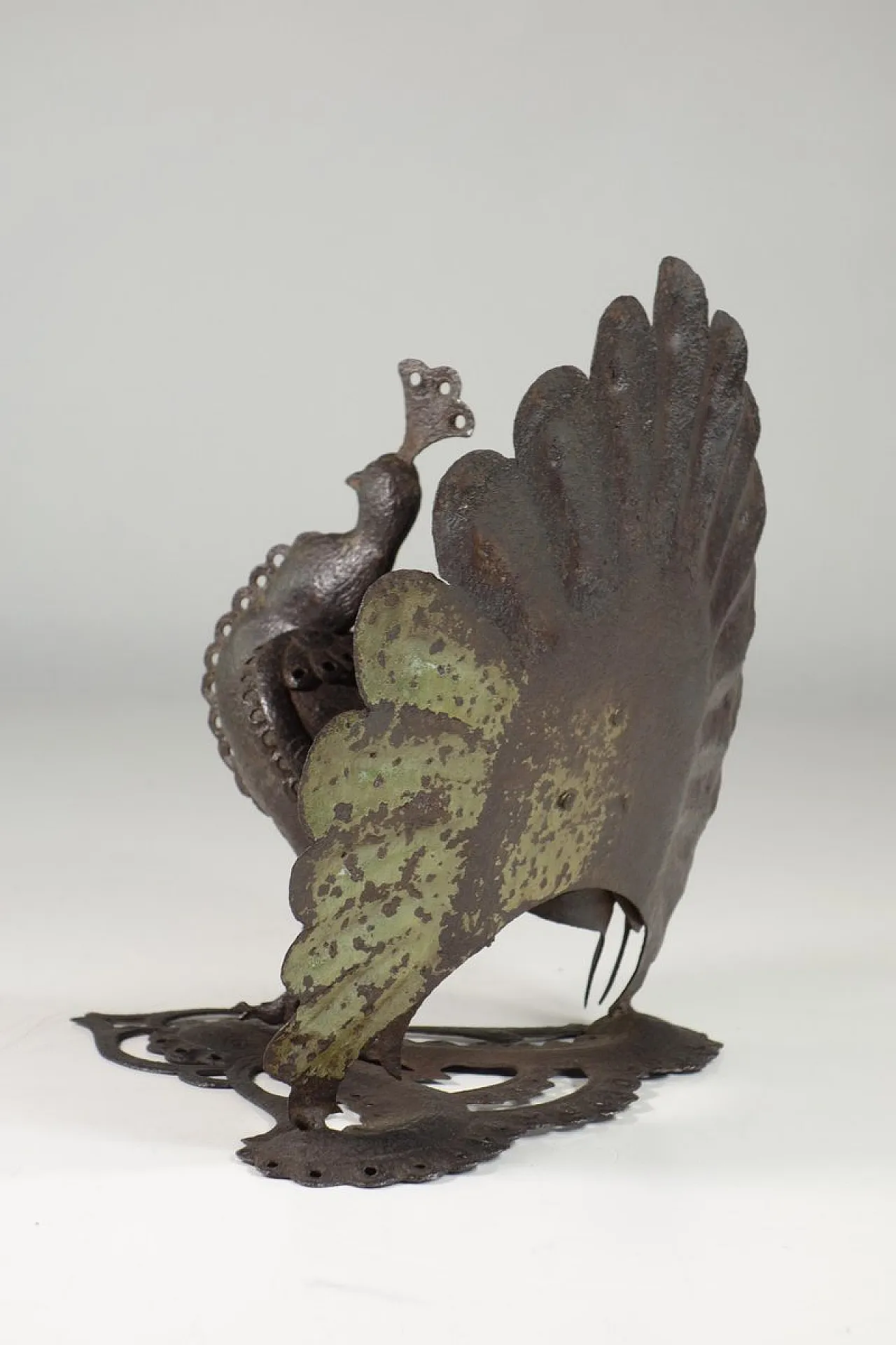 Artista italiano, Pavone, ferro battuto, inizio '900 8