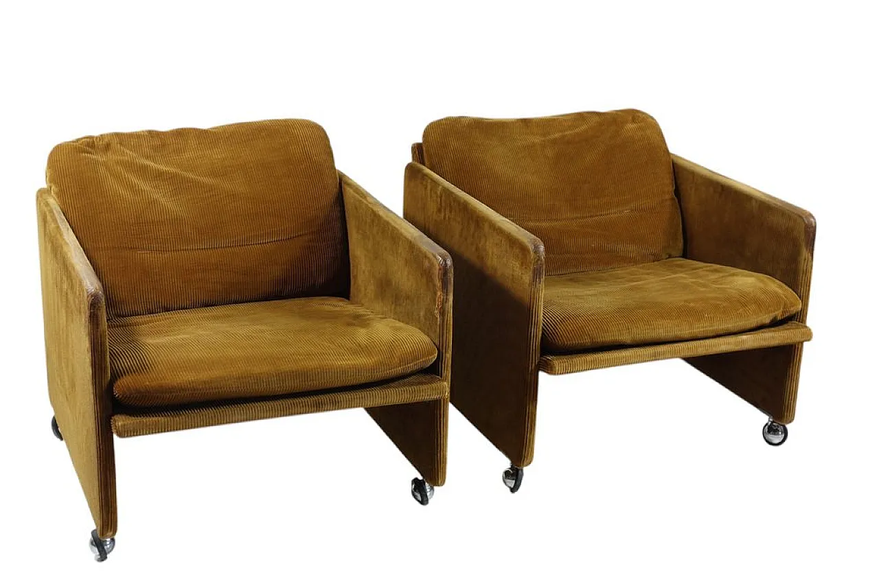 Pair of Springtime armchairs by Marco Zanuso for Arflex, 1960s 2