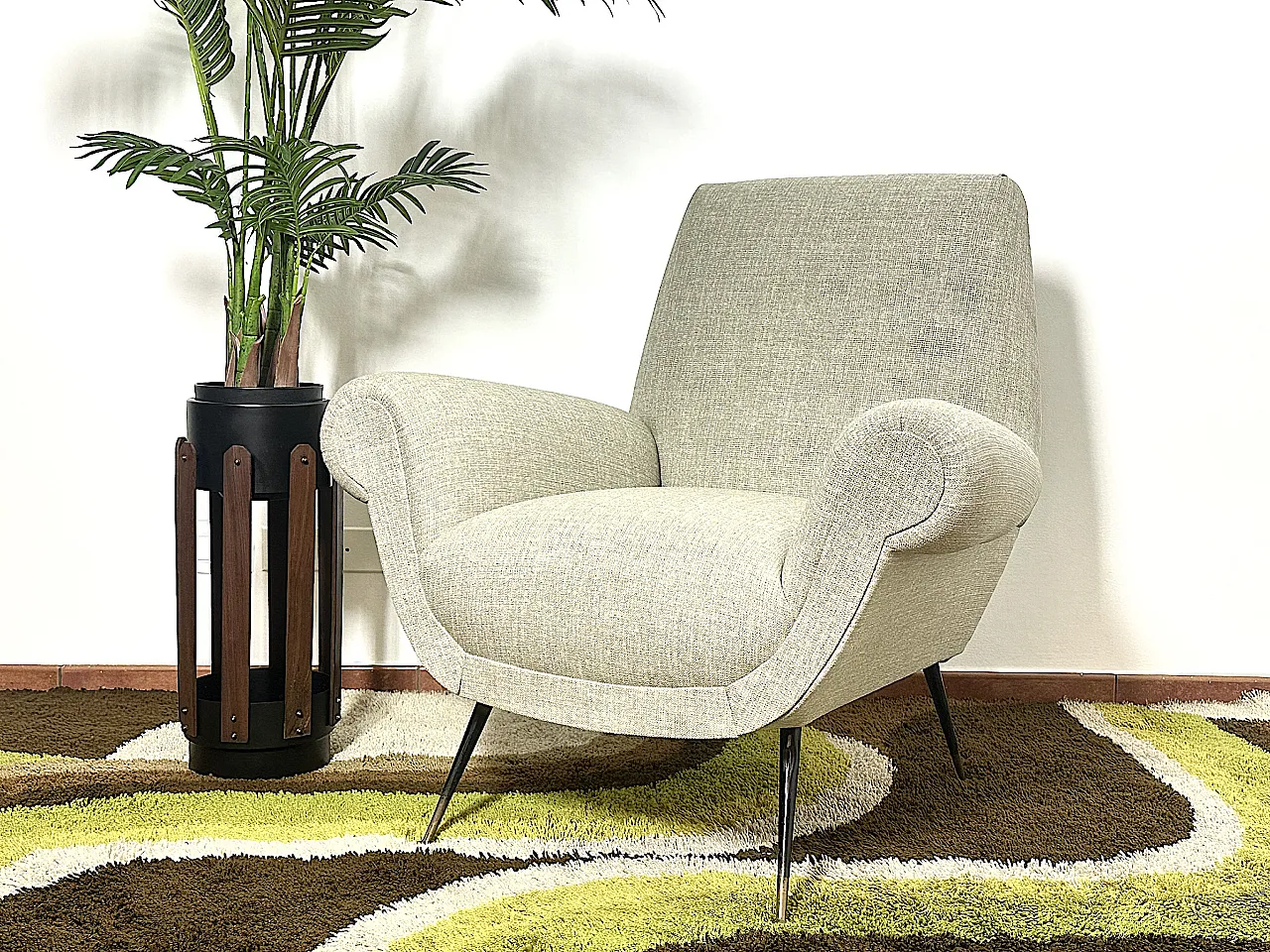 Armchair by Gigi Radice, 1950s 1