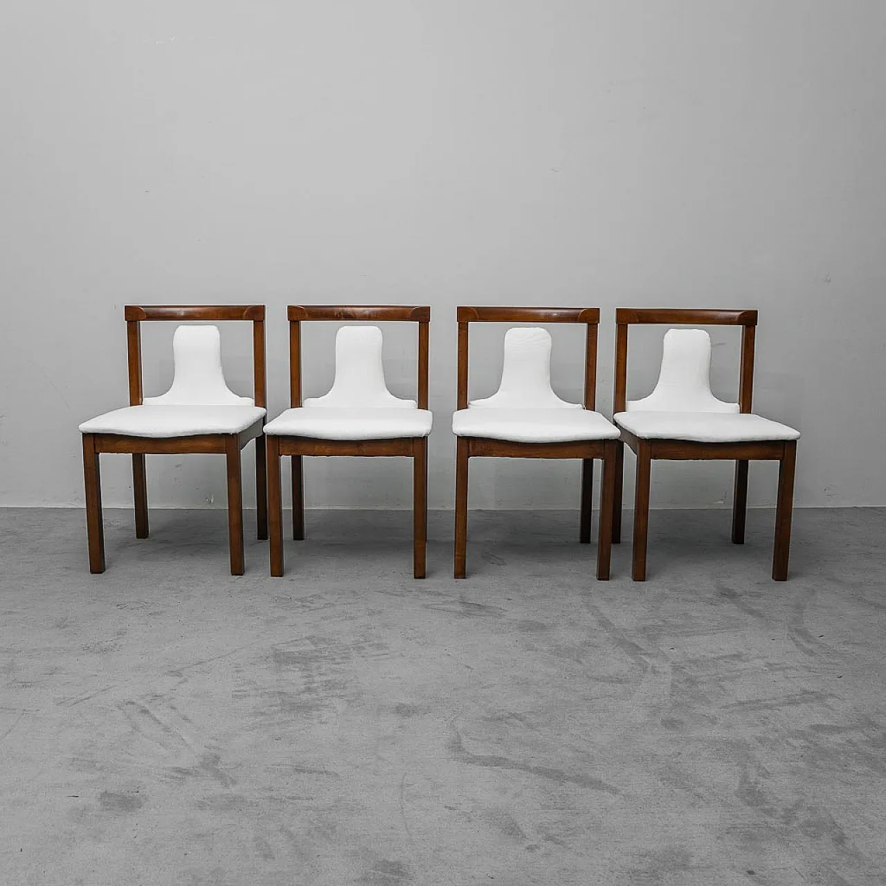 4 SC66 chairs by Claudio Salocchi for Luigi Sormani, 1960s 3