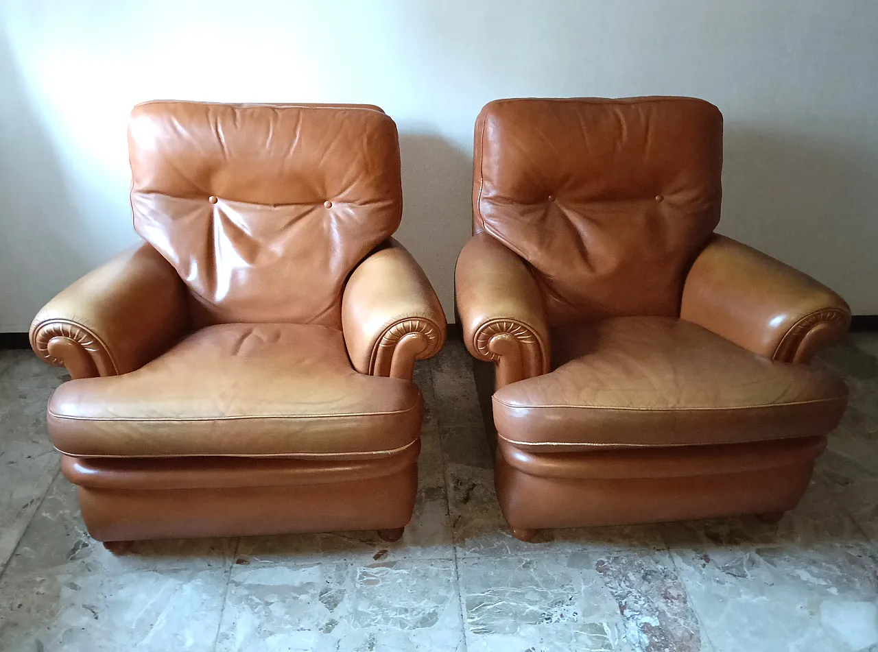 Coppia Poltrone Frau, anni '80 1