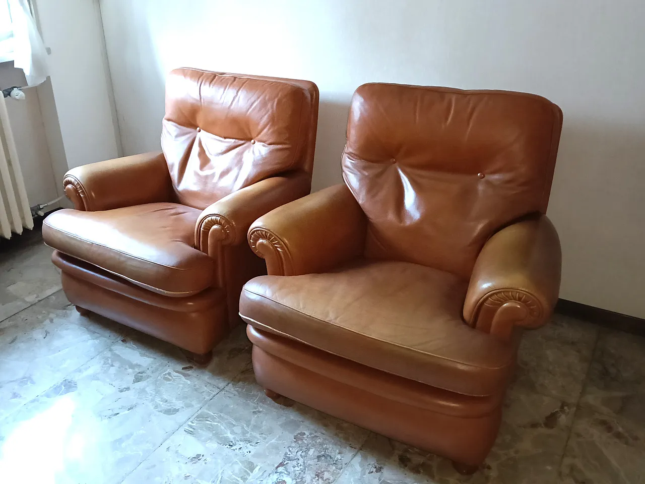 Coppia Poltrone Frau, anni '80 2