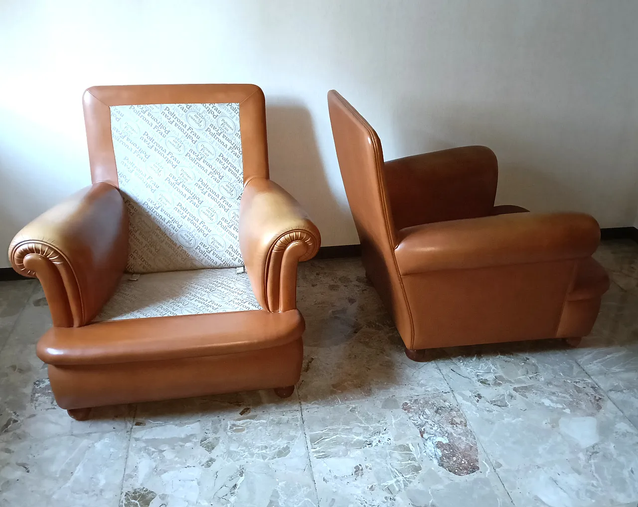 Coppia Poltrone Frau, anni '80 5