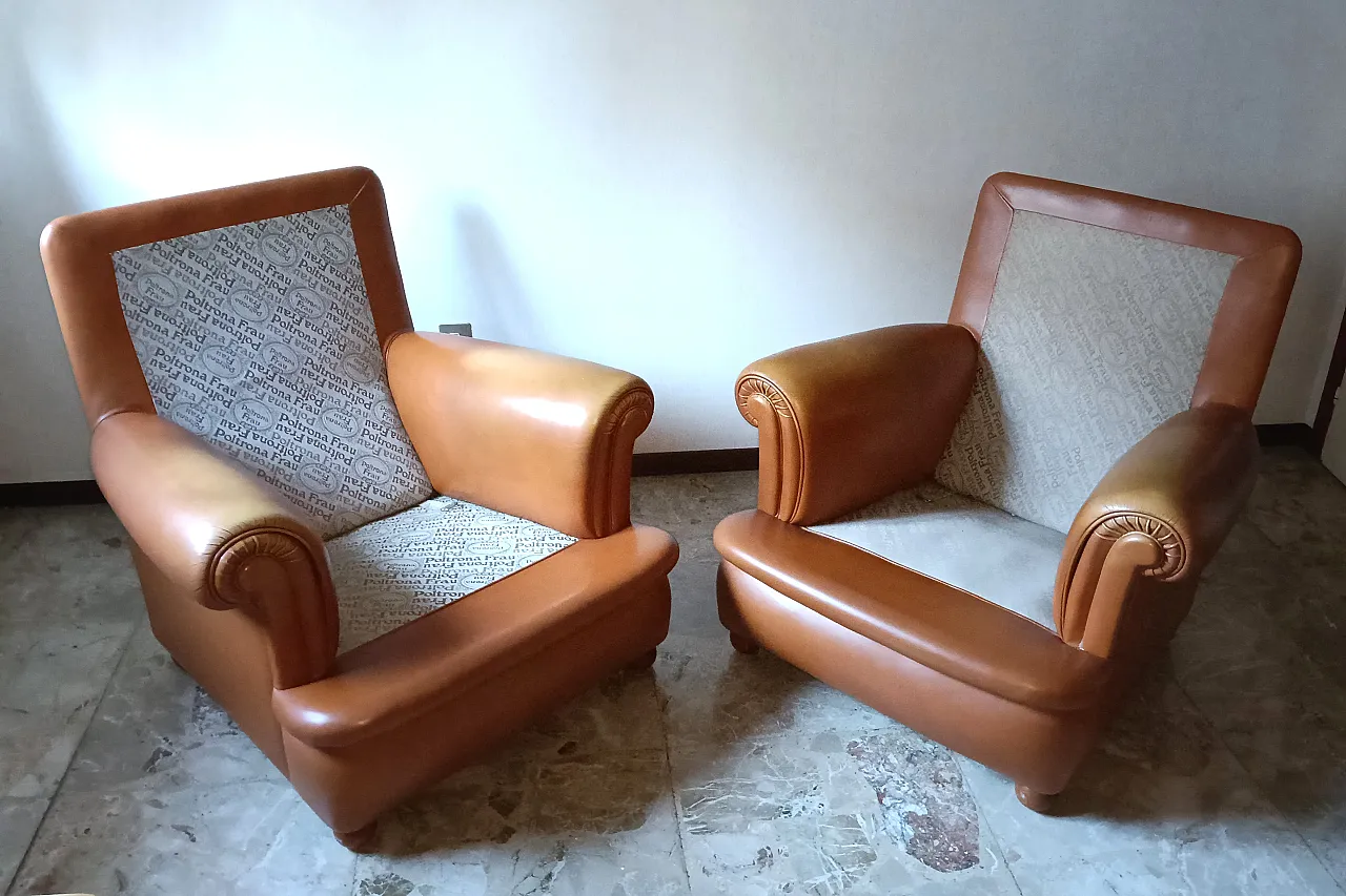 Coppia Poltrone Frau, anni '80 8