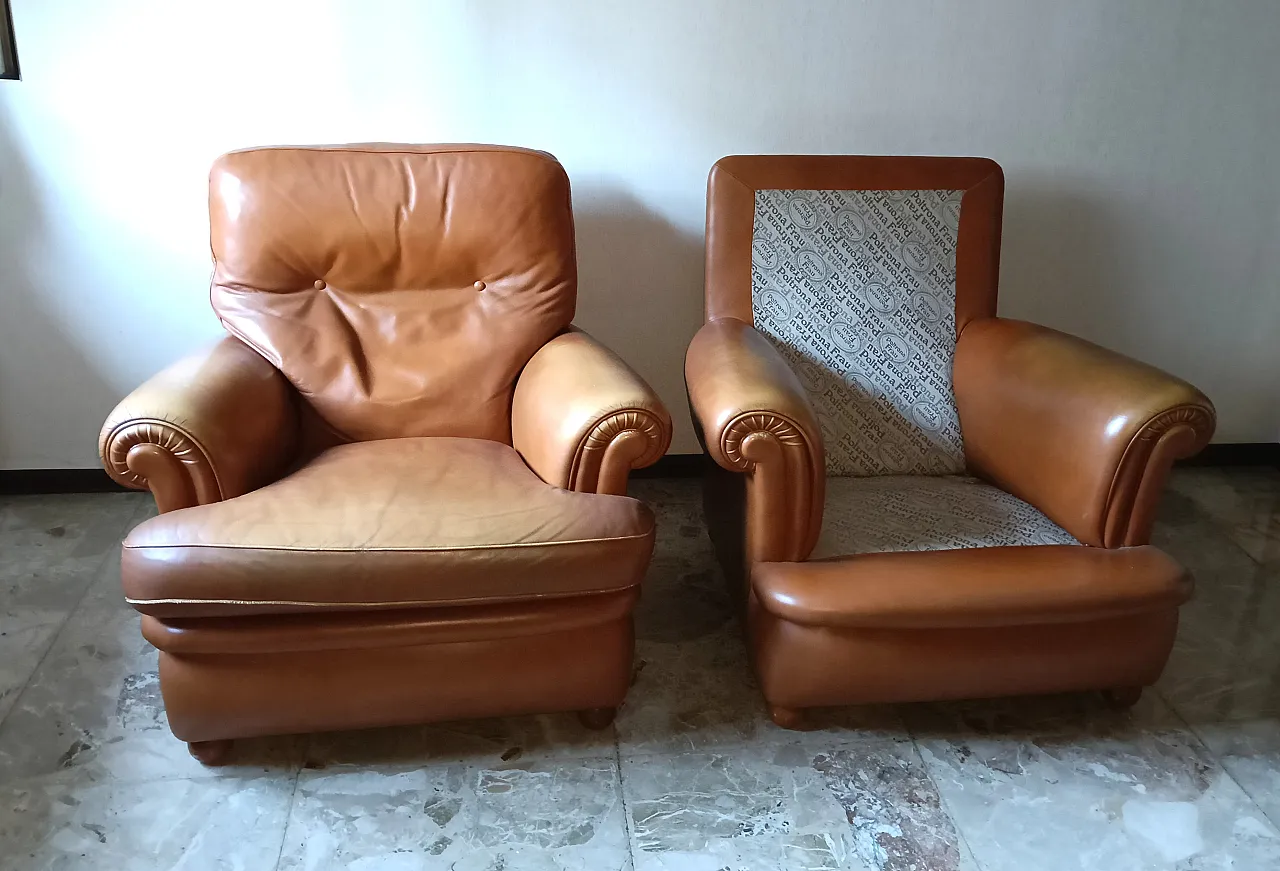 Coppia Poltrone Frau, anni '80 10