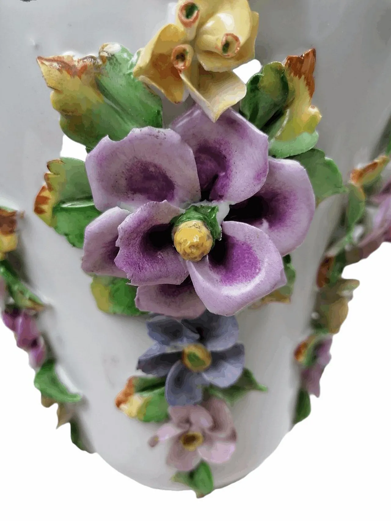 Lampada da tavolo in ceramica di Meissen, XIX secolo 8