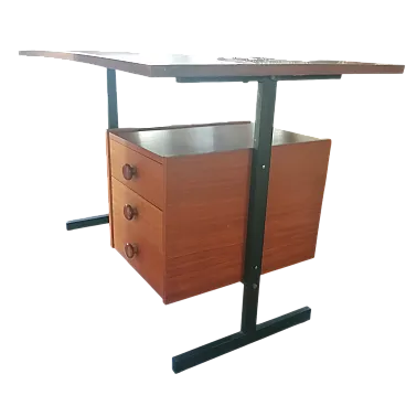 Scrivania in teak, Italia, anni '70