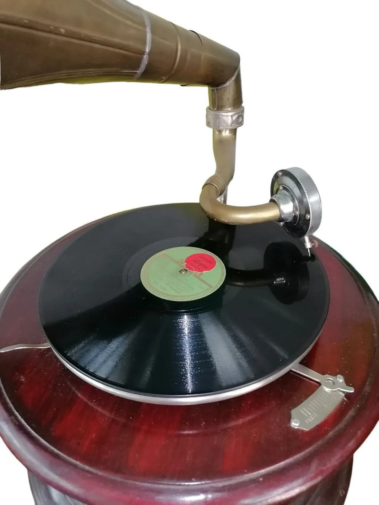 Grammofono di forma rotonda La Voce Del Padrone, '800 4