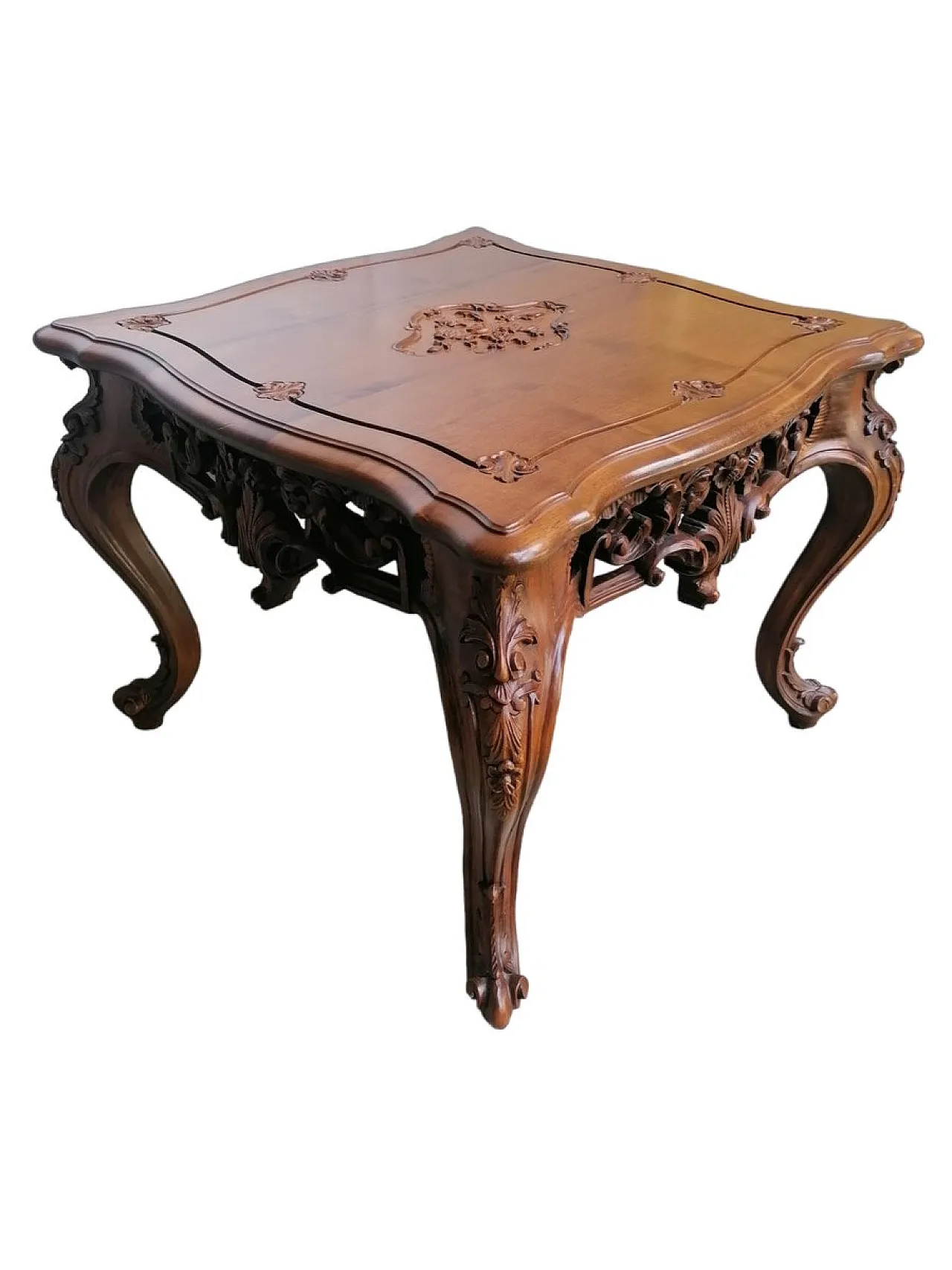 Baroque Carved Coffee Table, 20s 7
