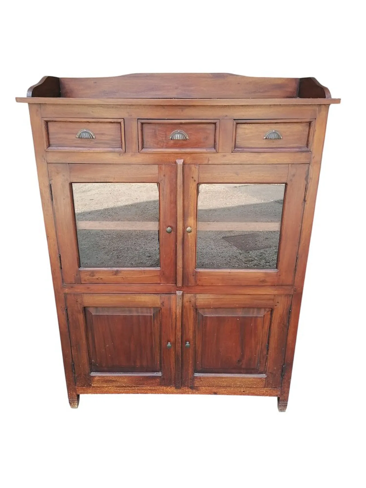 Credenza coloniale rustica in legno 1