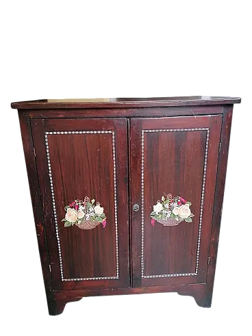 Credenza con Decori Dipinti a Mano, anni '50