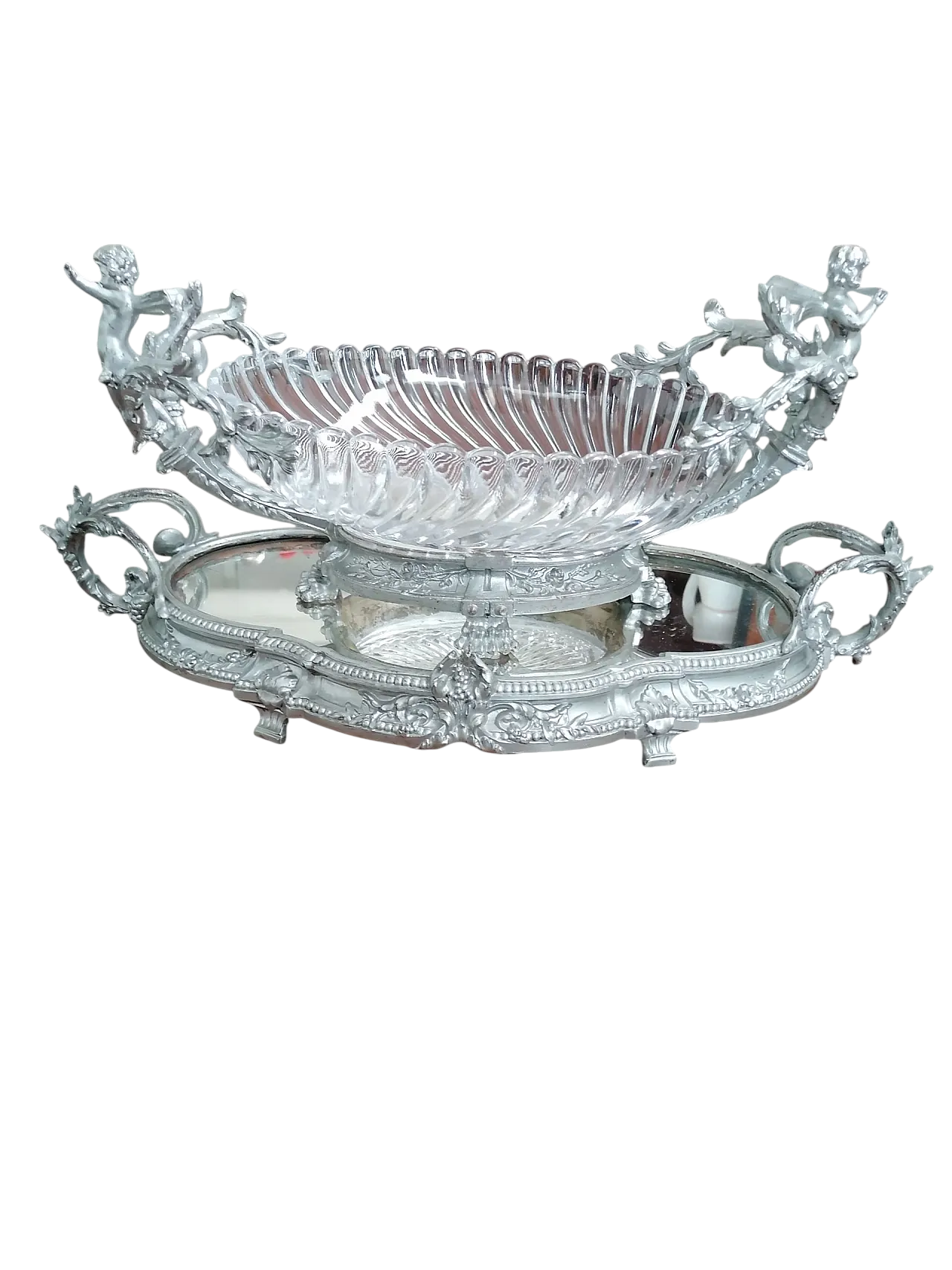 3 Centrotavola con putti, '800 10