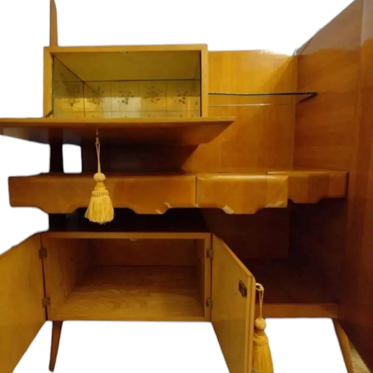 Sideboard with Veneered Doors and Drawers, 1950s 1