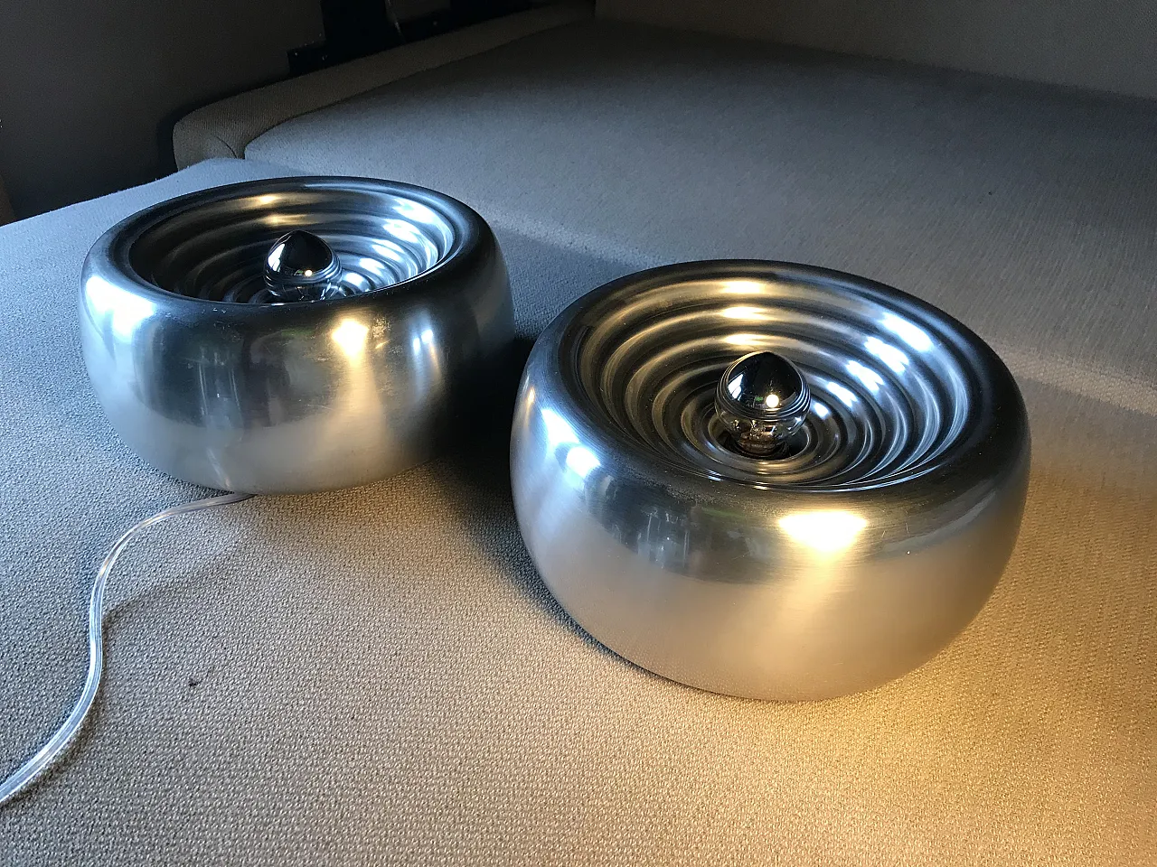 Pair of Padina lamps by Castiglioni for Flos, 1970s 3