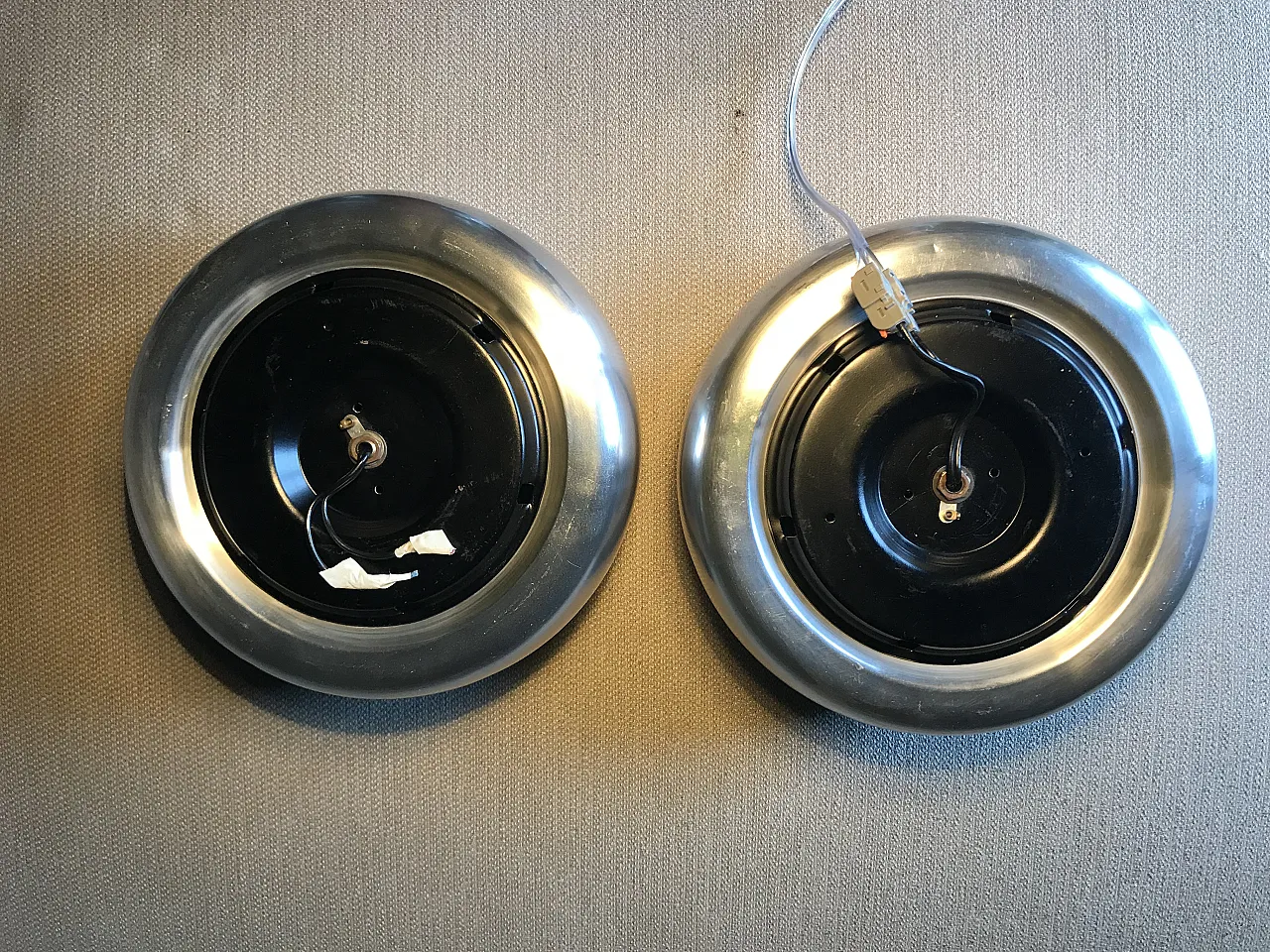 Pair of Padina lamps by Castiglioni for Flos, 1970s 4