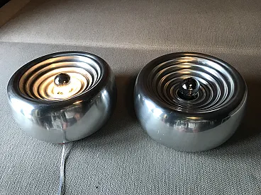 Pair of Padina lamps by Castiglioni for Flos, 1970s