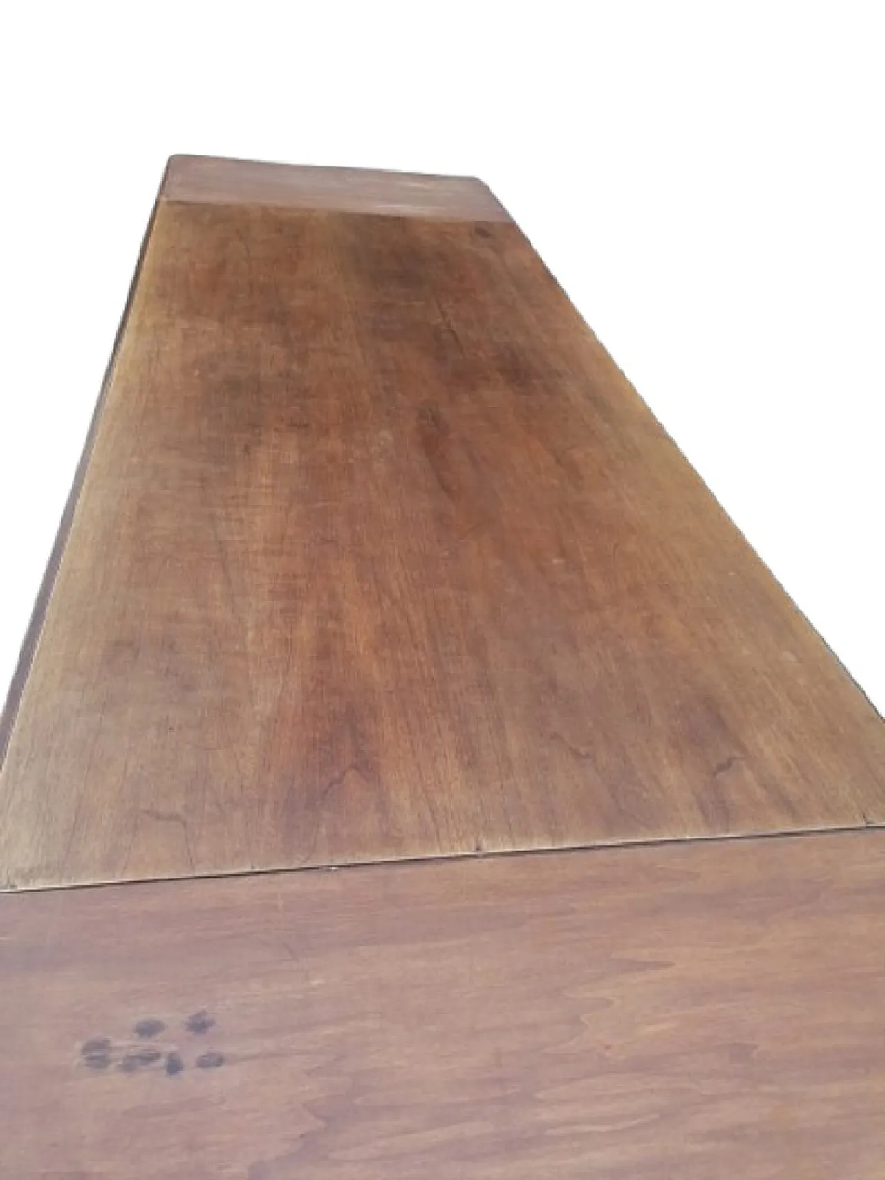 Tavolo allungabile in Stile Barocco Piemontese in Noce, primo '900 5